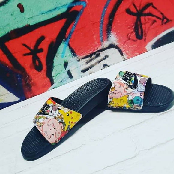 Custom Nike Slides - Picture 1 of 1